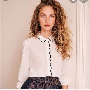 Sezane “Fanny Shirt”, 38, US size 6